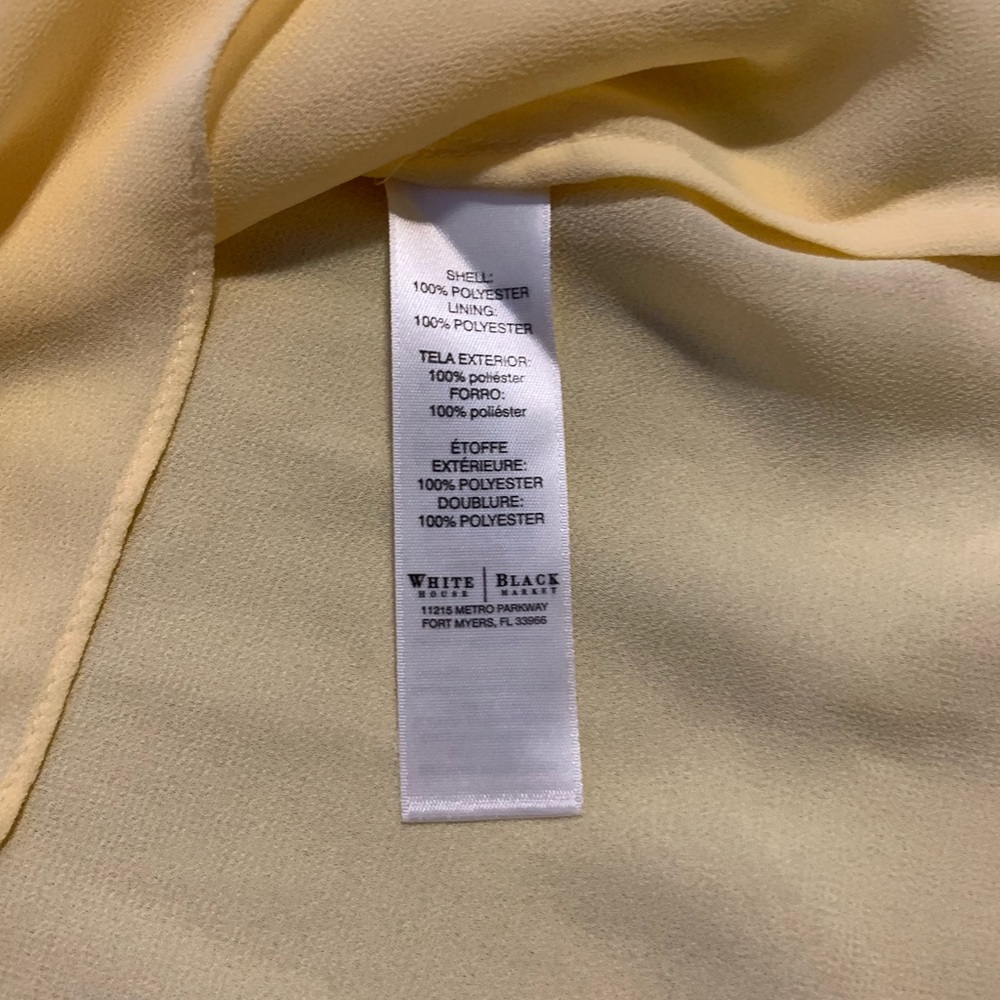 ❤️SOLD WHBM asymmetrical tiered tunic top - Picture 4 of 8